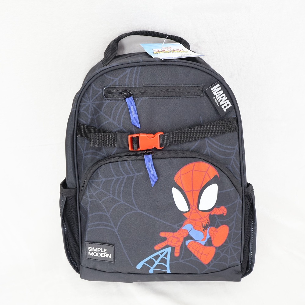Simple Modern Marvel Spidey and His Amazing Friends Fletcher Backpack 12L Black